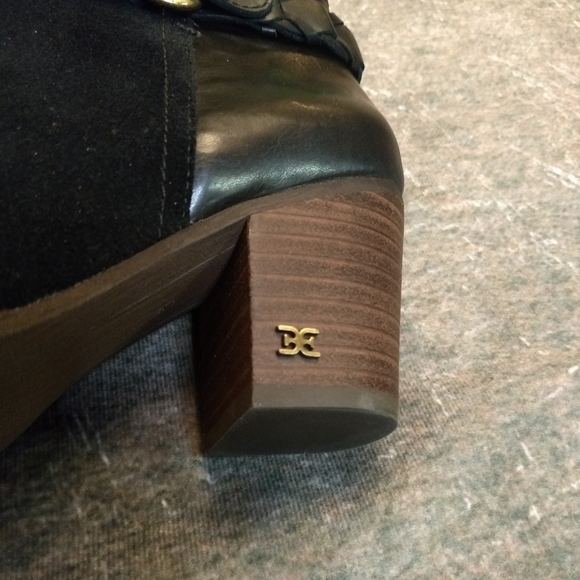 NEW! Sam Edelman Minetta Leather Booties Boots Size 5 - Picture 5 of 7